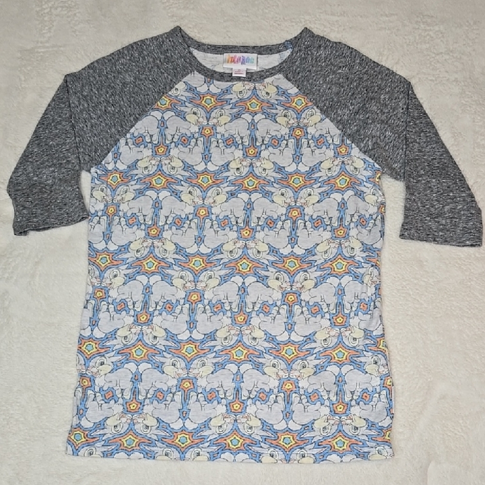 🎁LuLaRoe Sloane Kids 3/4 Sleeve Tee Size 6